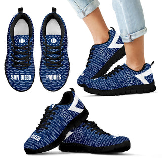 Pattern Logo Slide In Line San Diego Padres Sneakers