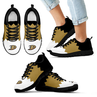 Incredible Line Zig Zag Disorder Beautiful Anaheim Ducks Sneakers