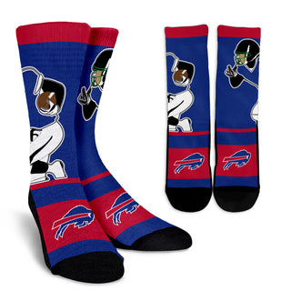 Talent Player Fast Cool Air Comfortable Buffalo Bills Socks