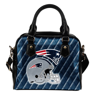 Couple Helmet Enchanting Logo New England Patriots Shoulder Handbags