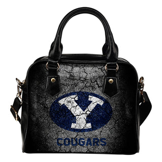 Wall Break BYU Cougars Shoulder Handbags Women Purse