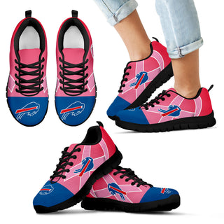 Buffalo Bills Cancer Pink Ribbon Sneakers