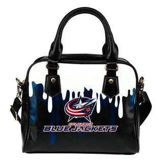 Color Leak Down Colorful Columbus Blue Jackets Shoulder Handbags