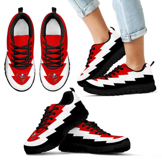 Jagged Saws Creative Draw Tampa Bay Buccaneers Sneakers