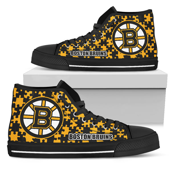 NHL Boston Bruins 100 Centennial Air Jordan 1 Shoes - BTF Store
