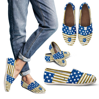 Star Stripers America Flag Kansas City Royals Women Casual Shoes