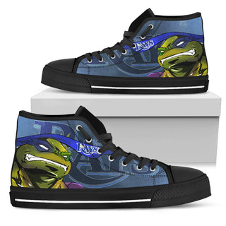 Turtle Tampa Bay Rays Ninja High Top Shoes