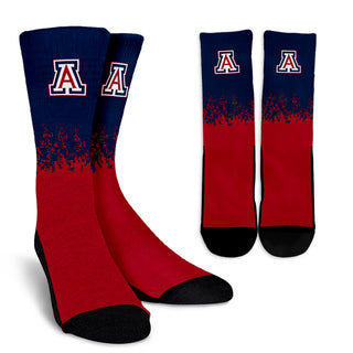 Exquisite Fabulous Pattern Little Pieces Arizona Wildcats Crew Socks
