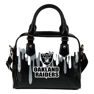 Color Leak Down Colorful Oakland Raiders Shoulder Handbags