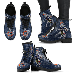Player Running Inspring Fast Chicago Bears Boots