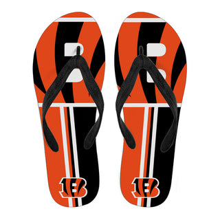Cincinnati Bengals Fan Gift Two Main Colors Flip Flops