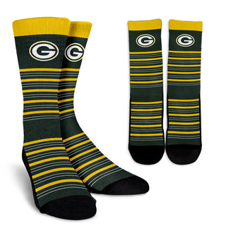 Amazing Circle Charming Green Bay Packers Crew Socks