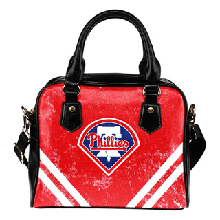 Couple Curves Light Good Logo Philadelphia Phillies Shoulder Handbags