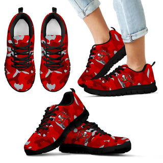 Military Background Energetic Tampa Bay Buccaneers Sneakers