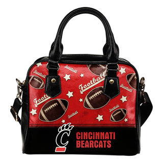 Personalized American Football Awesome Cincinnati Bearcats Shoulder Handbag