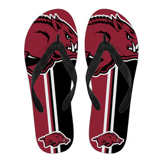 Arkansas Razorbacks Fan Gift Two Main Colors Flip Flops