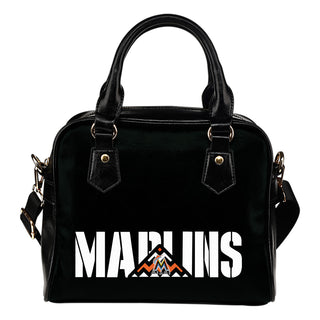 Miami Marlins Mass Triangle Shoulder Handbags