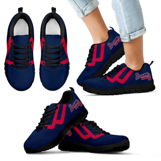 Line Bottom Straight Atlanta Braves Sneakers
