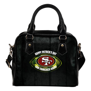 Retro Scene Lovely Shining Patrick's Day San Francisco 49ers Shoulder Handbags