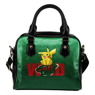 Pokemon Sit On Text Minnesota Wild Shoulder Handbags