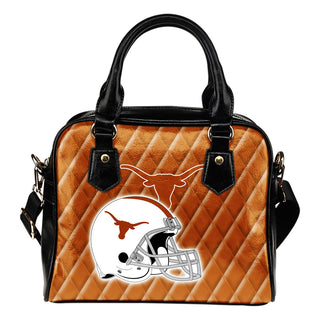 Couple Helmet Enchanting Logo Texas Longhorns Shoulder Handbags