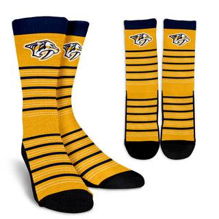 Amazing Circle Charming Nashville Predators Crew Socks