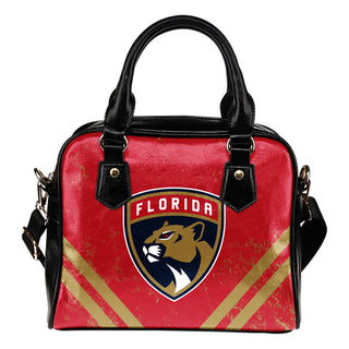 Couple Curves Light Good Logo Florida Panthers Shoulder Handbags