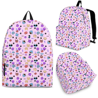 Cat Face Cute Pattern Backpacks