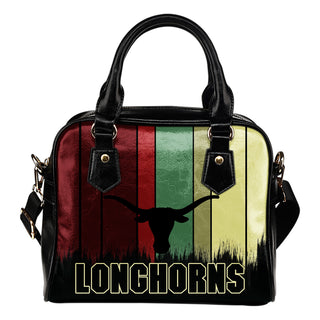 Vintage Silhouette Texas Longhorns Purse Shoulder Handbag