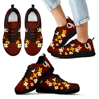 Flowers Pattern Washington Redskins  Sneakers