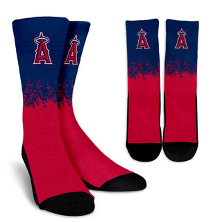 Exquisite Fabulous Pattern Little Pieces Los Angeles Angels Crew Socks