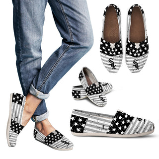 Star Stripers America Flag Chicago White Sox Women Casual Shoes