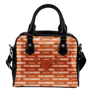 Nice Little Logo Texas Longhorns Shoulder Handbags