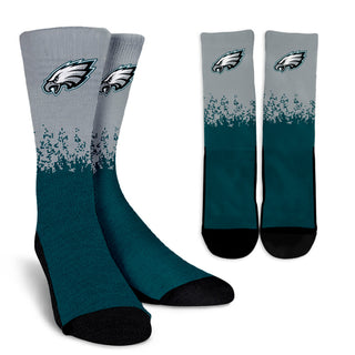 Exquisite Fabulous Pattern Little Pieces Philadelphia Eagles Crew Socks