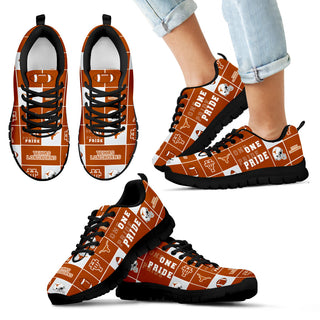 Pride Flag Texas Longhorns Sneakers