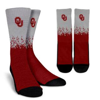 Exquisite Fabulous Pattern Little Pieces Oklahoma Sooners Crew Socks
