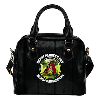 Retro Scene Lovely Shining Patrick's Day Arizona Diamondbacks Shoulder Handbags
