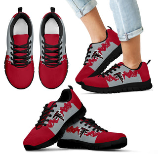 Doodle Line Amazing Atlanta Falcons Sneakers V1