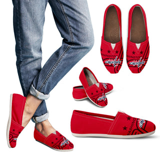 Enormous Logo Mix Tiny Logo Fantastic Washington Capitals Casual Shoes