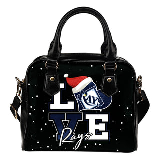 Love Word Christmas Sweet Tampa Bay Rays Shoulder Handbags