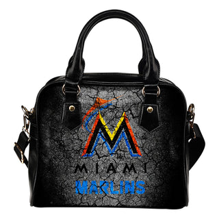 Wall Break Miami Marlins Shoulder Handbags Women Purse