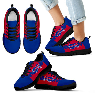 Doodle Line Amazing Buffalo Bills Sneakers V1