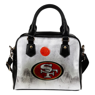 Calligraphy Ancient Logo Mysterious San Francisco 49ers Shoulder Handbags