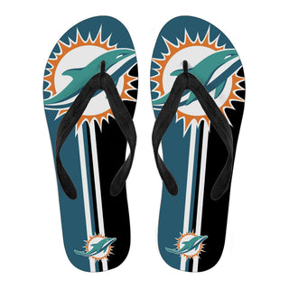 Miami Dolphins Fan Gift Two Main Colors Flip Flops