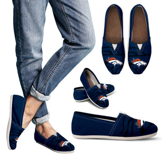 Enormous Logo Mix Tiny Logo Fantastic Denver Broncos Casual Shoes