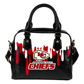 Color Leak Down Colorful Kansas City Chiefs Shoulder Handbags
