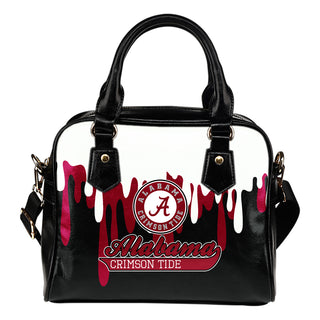 Color Leak Down Colorful Alabama Crimson Tide Shoulder Handbags