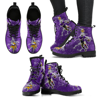 Player Running Inspring Fast Minnesota Vikings Boots