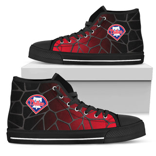 Colors Air Cushion Philadelphia Phillies Gradient High Top Shoes