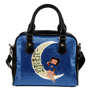 I Love My New York Mets To The Moon And Back Shoulder Handbags - Best Funny Store